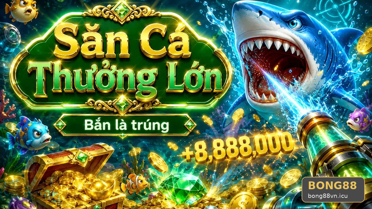 Phá Hiệu Ứng Nổ Hũ Slot Qua Cảnh Bắn Cá Săn Thưởng Tại BONG88