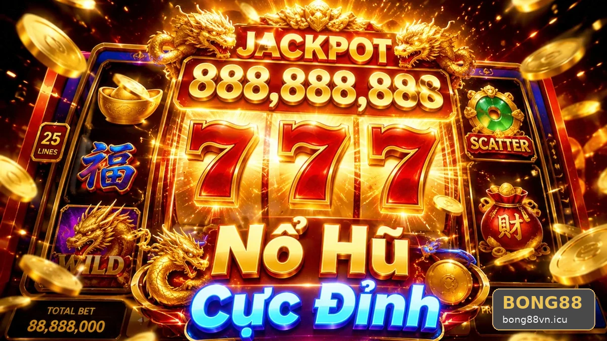 Chọn Slot Đến Khi Nổ Hũ: So Sánh Trạng Thái Jackpot Tại BONG88